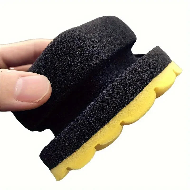 Car Wax Polishing Sponge - Hexagonal Grip High-Density Foam- For Auto Waxing car