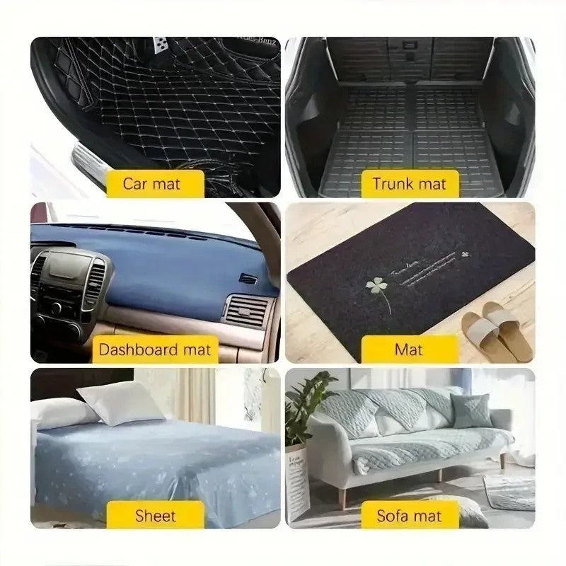 Universal Car Floor Mats & Boot liner Carpet Tape Fixing Stickers 20 pcs Square