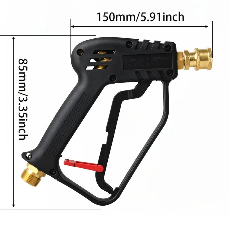 4000PSI 280 BAR High Pressure Washer Stubby Gun Commercial Grade Copper Internal