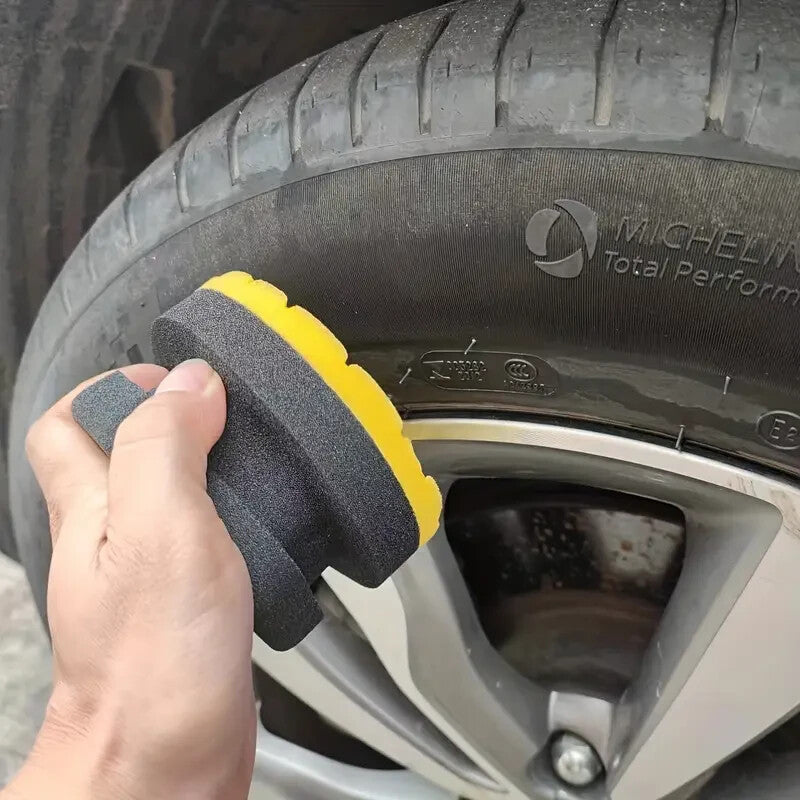 Car Wax Polishing Sponge - Hexagonal Grip High-Density Foam- For Auto Waxing car