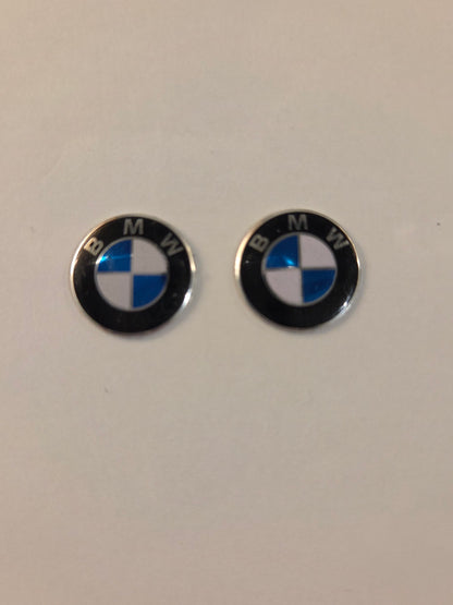 BMW Replacement Car Key Badges 14mm 2pcs Set