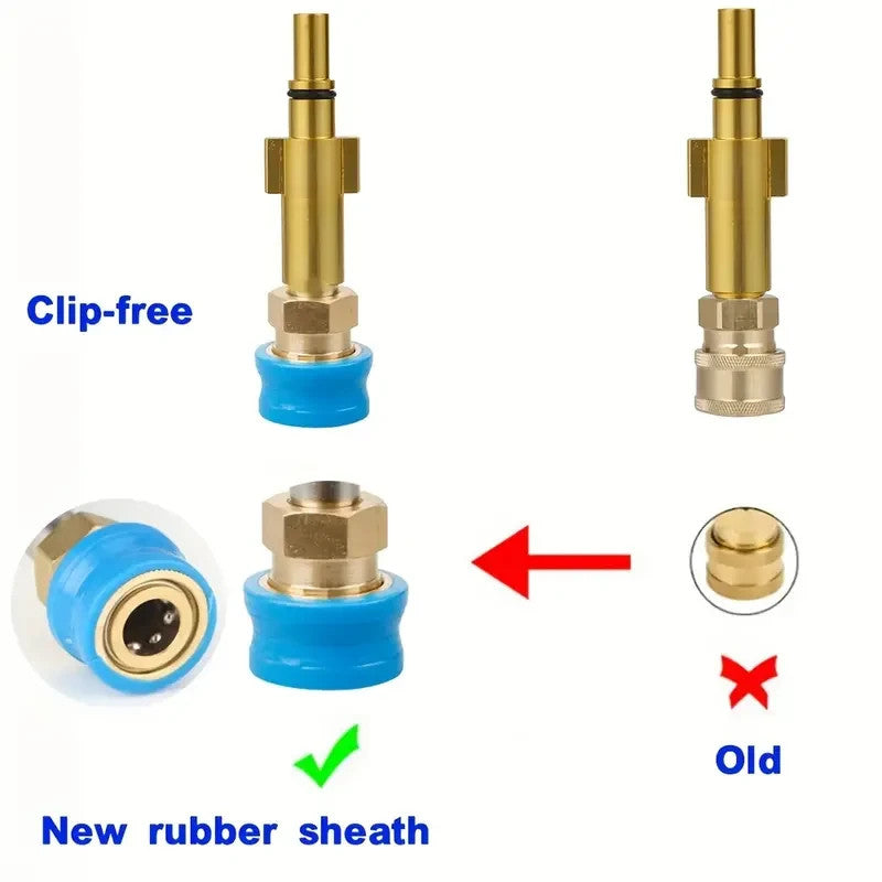 Quick Release Pressure Washer Gun Adapter Fit Karcher K2-K7 To 1/4"Quick Connect