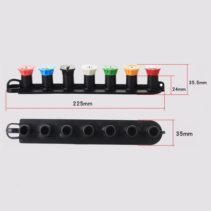 7 pcs - Pressure Washer Nozzle Holder -  Spray Nozzle Tips 1/4 '' Quick Connect