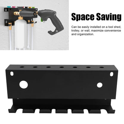 Wall Mount Pressure Washer Attachment Holder Erosion Resistant 1/4 Quick Connect