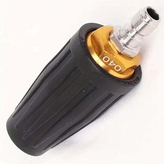 4000PSI Turbo Nozzle 360° Rotating Spray Tip 1/4" Quick Release- Pressure Washer