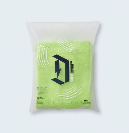 Duel Autocare - XL Green Triple Twisted Loop Drying Towel - 50x80cm- 1400 GSM