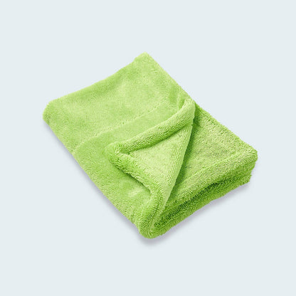 Duel Autocare - XL Green Triple Twisted Loop Drying Towel - 50x80cm- 1400 GSM
