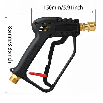 4000PSI 280 BAR High Pressure Washer Stubby Gun Commercial Grade Copper Internal