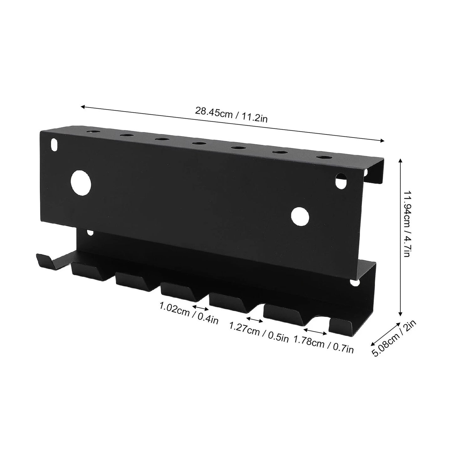 Wall Mount Pressure Washer Attachment Holder Erosion Resistant 1/4 Quick Connect