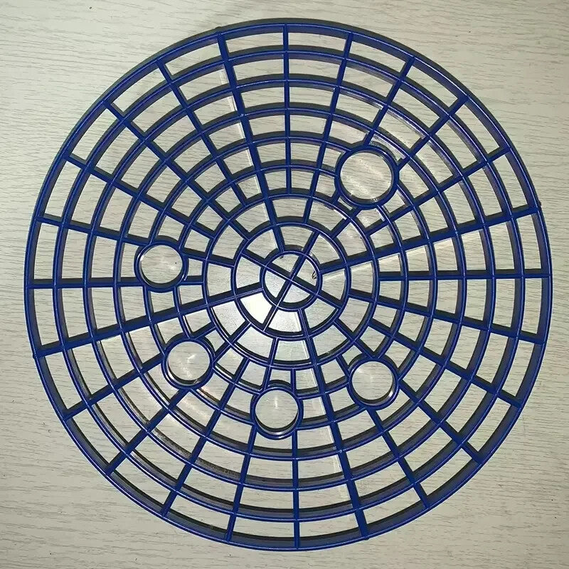 Dirt Trap Car Wash Bucket Grit Guard - Filter System For Small Wash Bucket- Blue