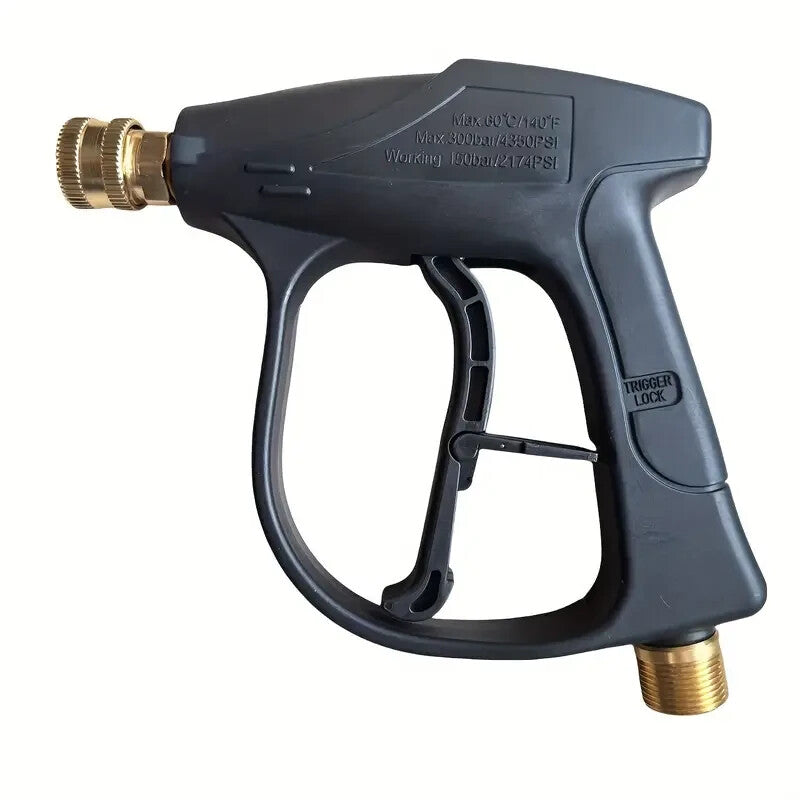 Stubby Nose Domestic Pressure Washer Trigger Gun M22 14mm- 1\4 Quick Connect Gun