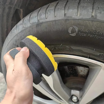 Car Wax Polishing Sponge - Hexagonal Grip High-Density Foam- For Auto Waxing car