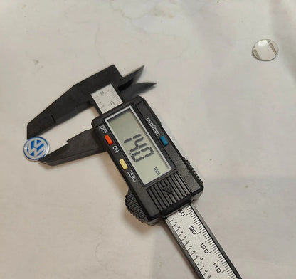 VW Replacement Car Key Badges 14mm  Set of 2pcs
